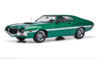 Ford Gran Torino Sport, grün, 1972 IXO 1:18 Metallmodell (Türen/Hauben nicht zu öffnen!)